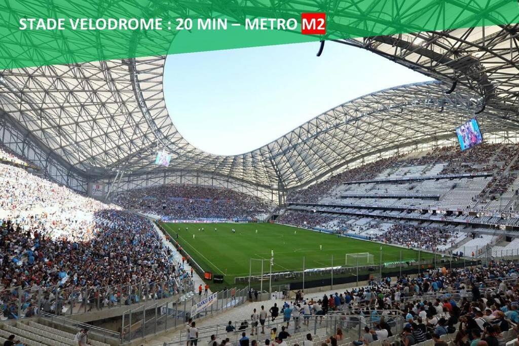 Climatise Gare Stcharles 4 Chambres Grand Balcon / Experience-Immo Marseille Ngoại thất bức ảnh