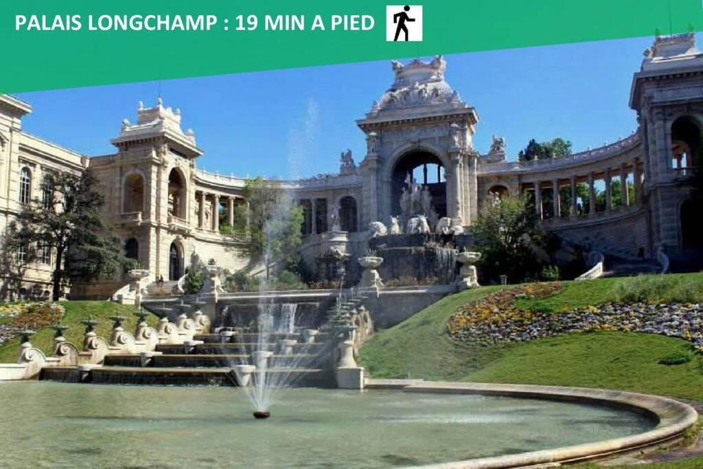 Climatise Gare Stcharles 4 Chambres Grand Balcon / Experience-Immo Marseille Ngoại thất bức ảnh