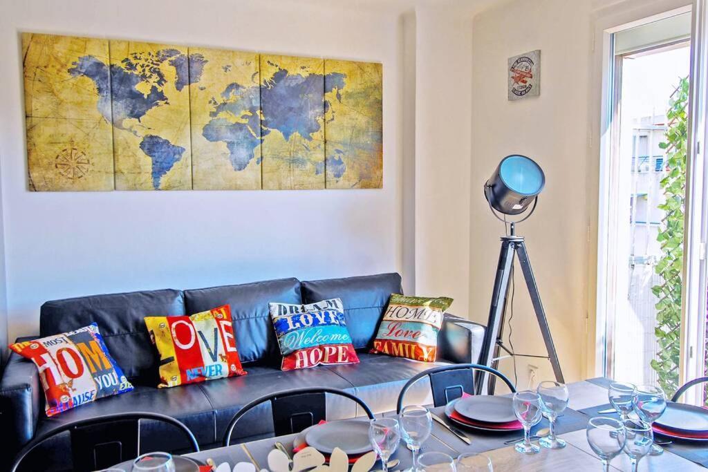 Climatise Gare Stcharles 4 Chambres Grand Balcon / Experience-Immo Marseille Ngoại thất bức ảnh