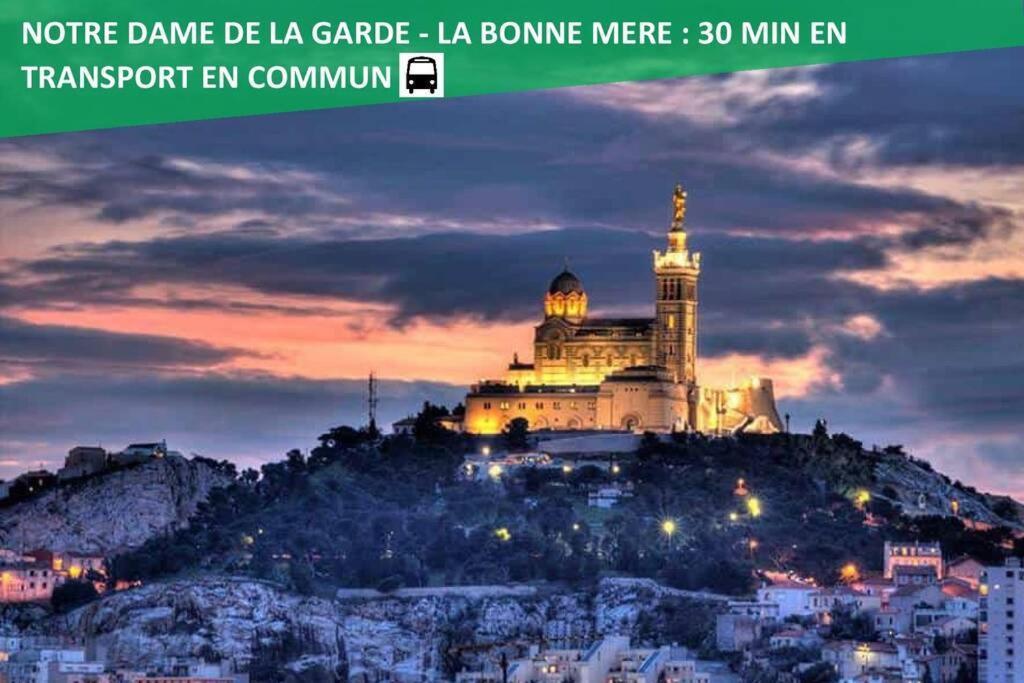 Climatise Gare Stcharles 4 Chambres Grand Balcon / Experience-Immo Marseille Ngoại thất bức ảnh